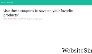 couponprint.club Screenshot