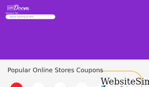couponsdoom.com Screenshot