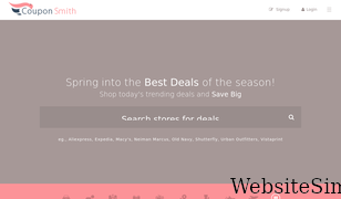 couponsmith.com Screenshot