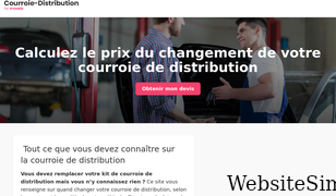courroie-distribution.fr Screenshot