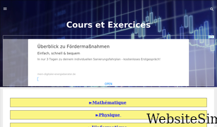cours-et-exercices.com Screenshot