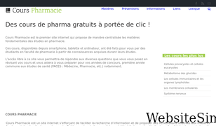 cours-pharmacie.com Screenshot