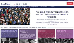 cours-thales.fr Screenshot