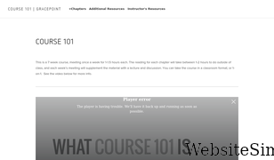 course101.org Screenshot