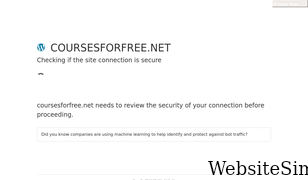 coursesforfree.net Screenshot