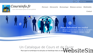 coursinfo.fr Screenshot