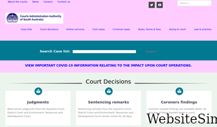 courts.sa.gov.au Screenshot