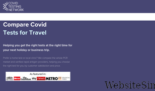 covid19-testing.org Screenshot
