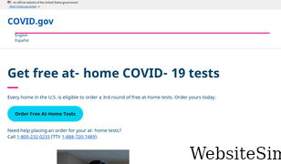covidtests.gov Screenshot