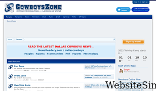 cowboyszone.com Screenshot