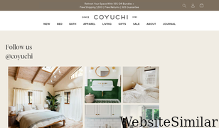 coyuchi.com Screenshot