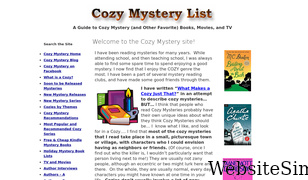 cozy-mystery.com Screenshot
