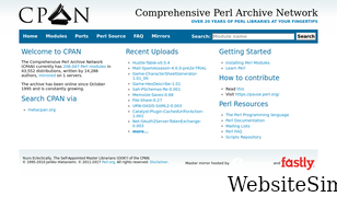 cpan.org Screenshot