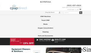 cpapdirect.com Screenshot