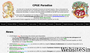 cpge-paradise.com Screenshot
