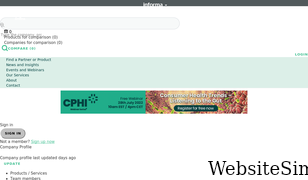 cphi-online.com Screenshot