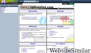 cplusplus.com Screenshot