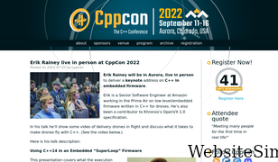 cppcon.org Screenshot