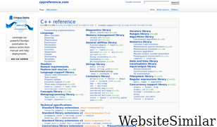 cppreference.com Screenshot