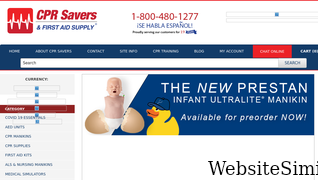 cpr-savers.com Screenshot
