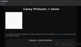 cprimozic.net Screenshot
