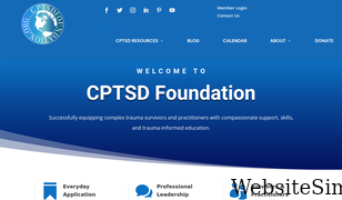 cptsdfoundation.org Screenshot