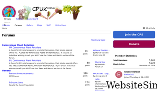 cpukforum.com Screenshot