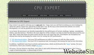 cpux.net Screenshot
