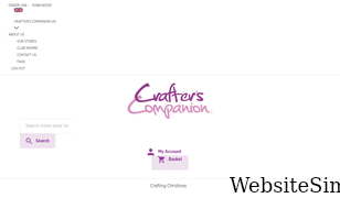 crafterscompanion.co.uk Screenshot