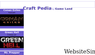 craftpedia.net Screenshot