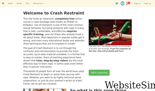 crash-restraint.com Screenshot