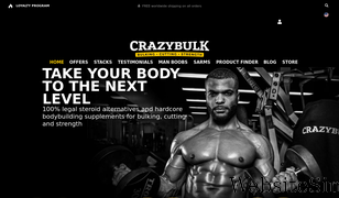 crazybulk.com Screenshot