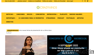 crazyminds.es Screenshot