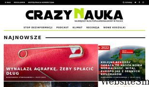crazynauka.pl Screenshot