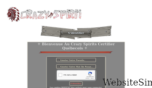 crazyspirits.com Screenshot