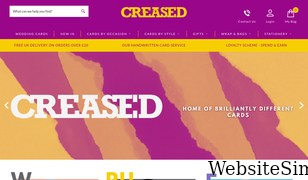 creasedcards.com Screenshot
