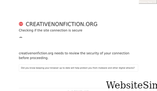 creativenonfiction.org Screenshot