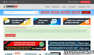 crecisp.gov.br Screenshot