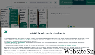 credit-agricole.fr Screenshot