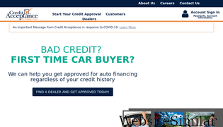 creditacceptance.com Screenshot