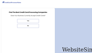 creditcardprocessorrates.com Screenshot
