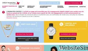 creditmunicipal.fr Screenshot