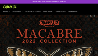 creepycompany.com Screenshot