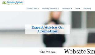 cremationinstitute.com Screenshot