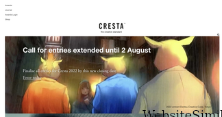 cresta-awards.com Screenshot