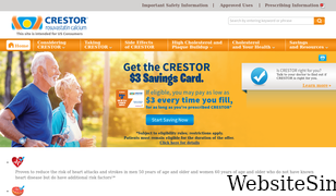 crestor.com Screenshot