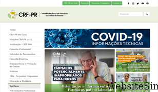 crf-pr.org.br Screenshot