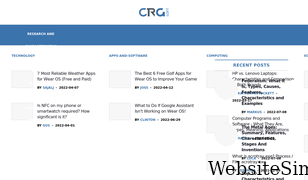 crgsoft.com Screenshot