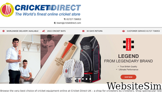 cricketdirect.co.uk Screenshot