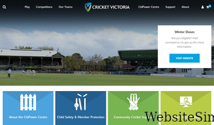 cricketvictoria.com.au Screenshot